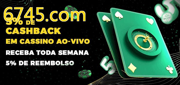 Promoções do cassino ao Vivo 6745.com